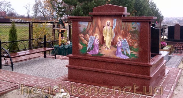Пам’ятник з граніту виготовлення Львів Елітний На двох ,Проект пам’ятника на могилу, 3Dмоделі пам’ятникаДекор для пам’ятника , ритуальна ангела Статуя на цвинтар