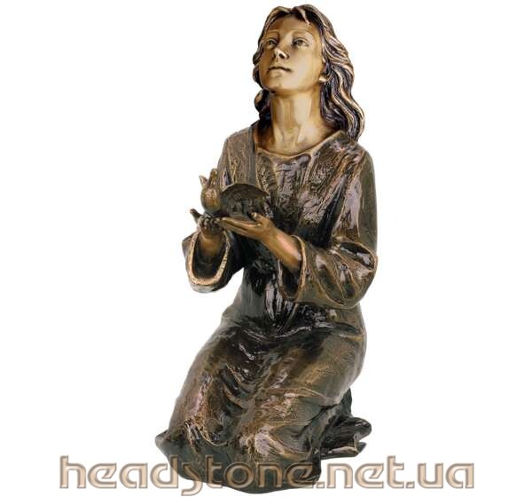 Замовити пам’ятник надгробний гранітний італійський стиль Дизайн 3D пам’ятника Бронзові аксесуари для пам’ятника Бронзові літери писані фігура ангела на могилу