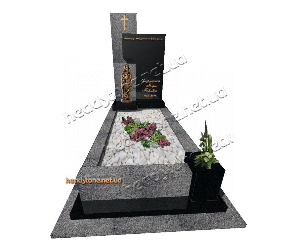 одинарні пам’ятники від виробника,пам’ятник одинарний, надгробний пам’ятник з квітником, пам’ятники європейського зразка,одинарний надмогильний пам’ятник