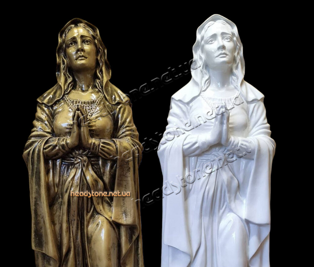 Скульптура Богородиці на памятник з граніту.ритаульна скульптура на памятник,Пам'ятник для героїв України,Елітні та ексклюзивні памятники