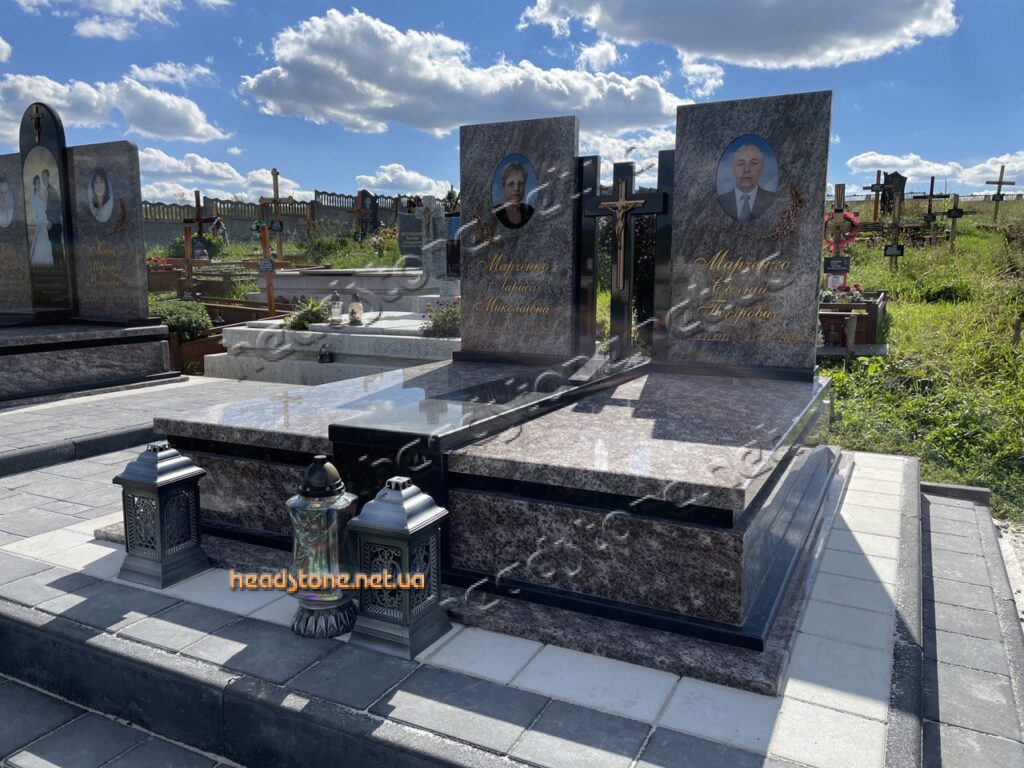 елітні пам’ятник від виробника ,пам’ятник подвійний на могилу,італійський пам’ятник гранітний з хрестом, пам’ятник гранітний на двох,3d дизайн пам’ятників